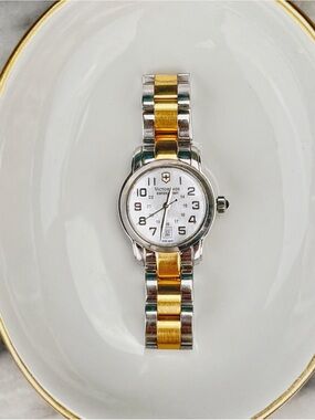 Victorinox Swiss Army Vivante Two-Tone Mother of Pearl Watch